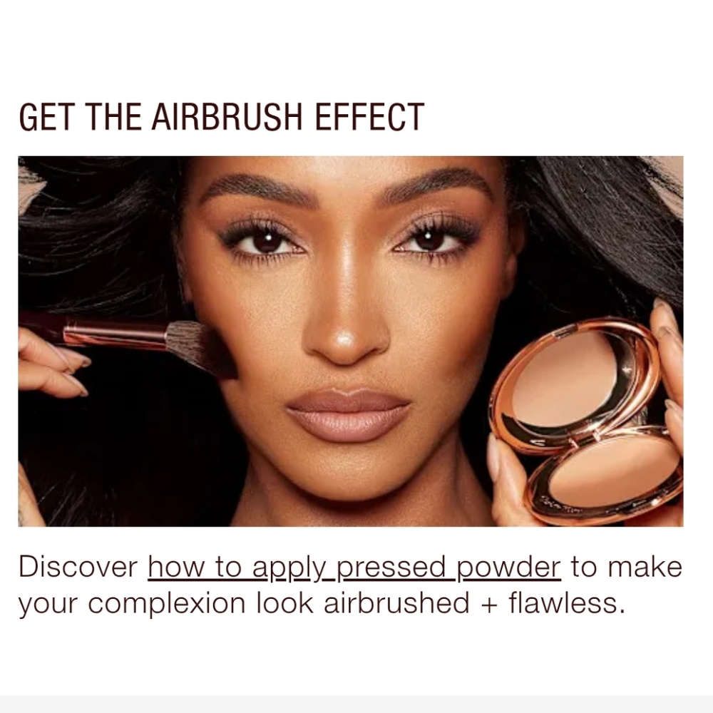 Charlotte Tilbury Airbrush Flawless Finish Powder - 4 Deep/Force 0.28 oz - Picture 5 of 6